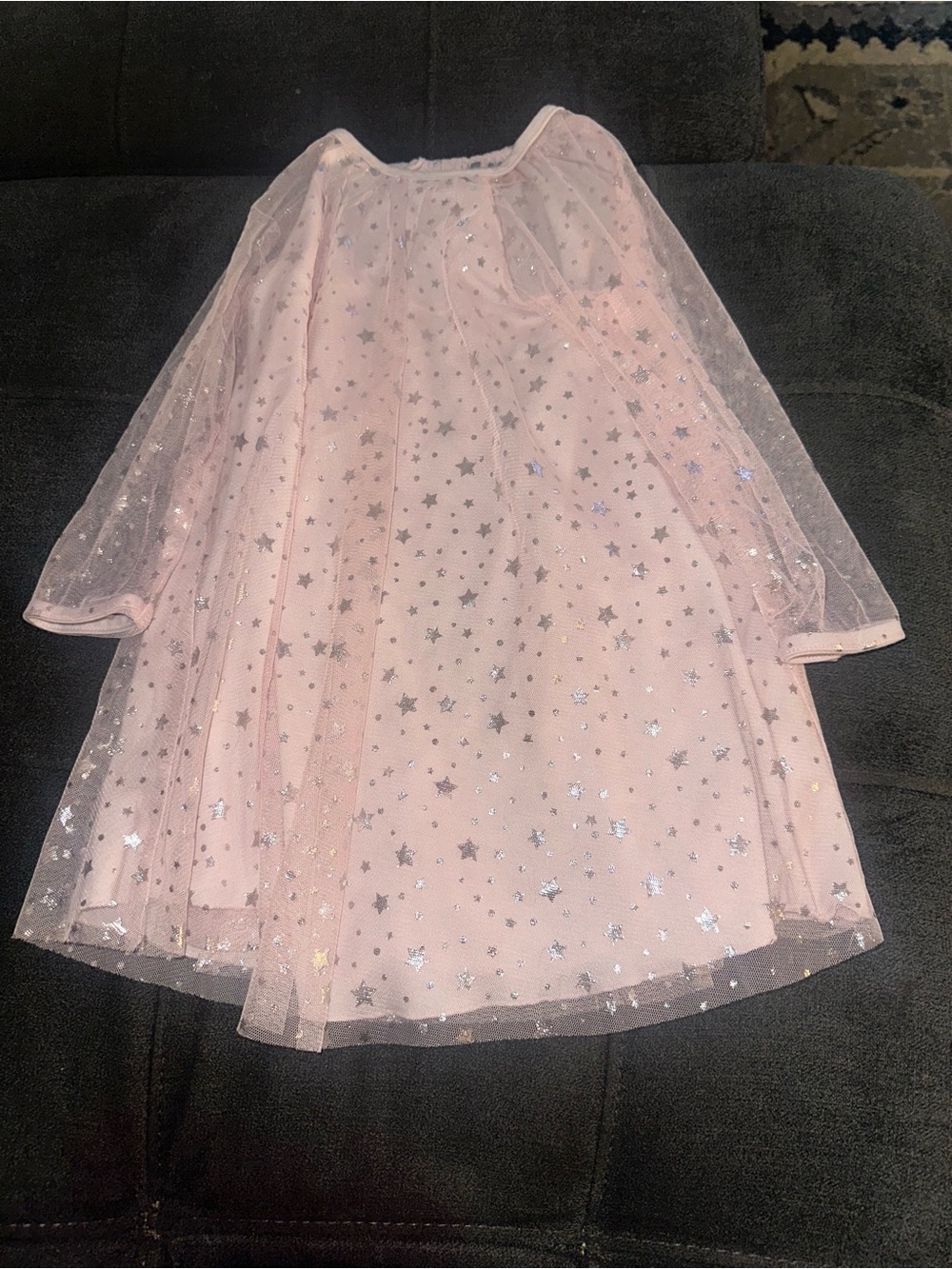 Pippa & Julie 3T Star Sheer Overlay Dress